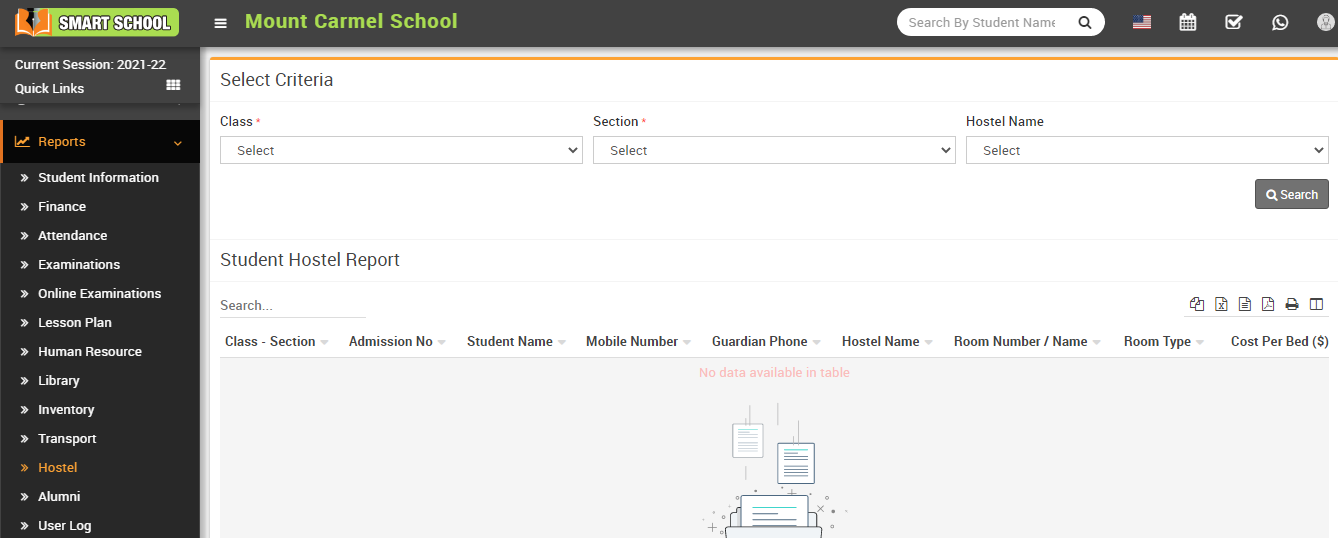 Hostel report image
