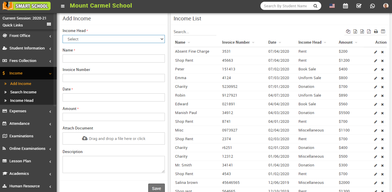 Add income image